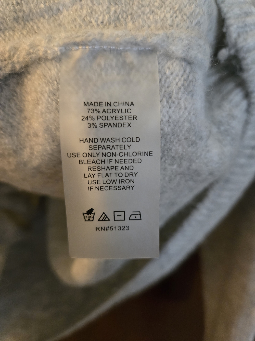 Vince Camuto Light Grey Center Seam Crewneck Sweater M - Picture 4 of 7
